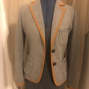 Grey Wool J Crew Blazer